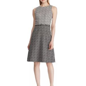 Lauren Ralph Lauren NWT Two-tone Jacquard Dress